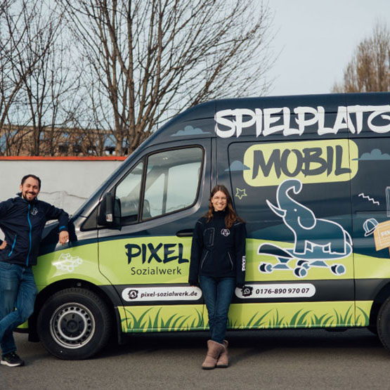 Pixel Spielplatzmobil